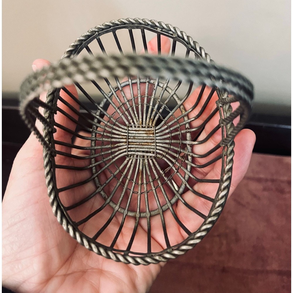 Micro Silver Wire Basket | Jewelry Storage
