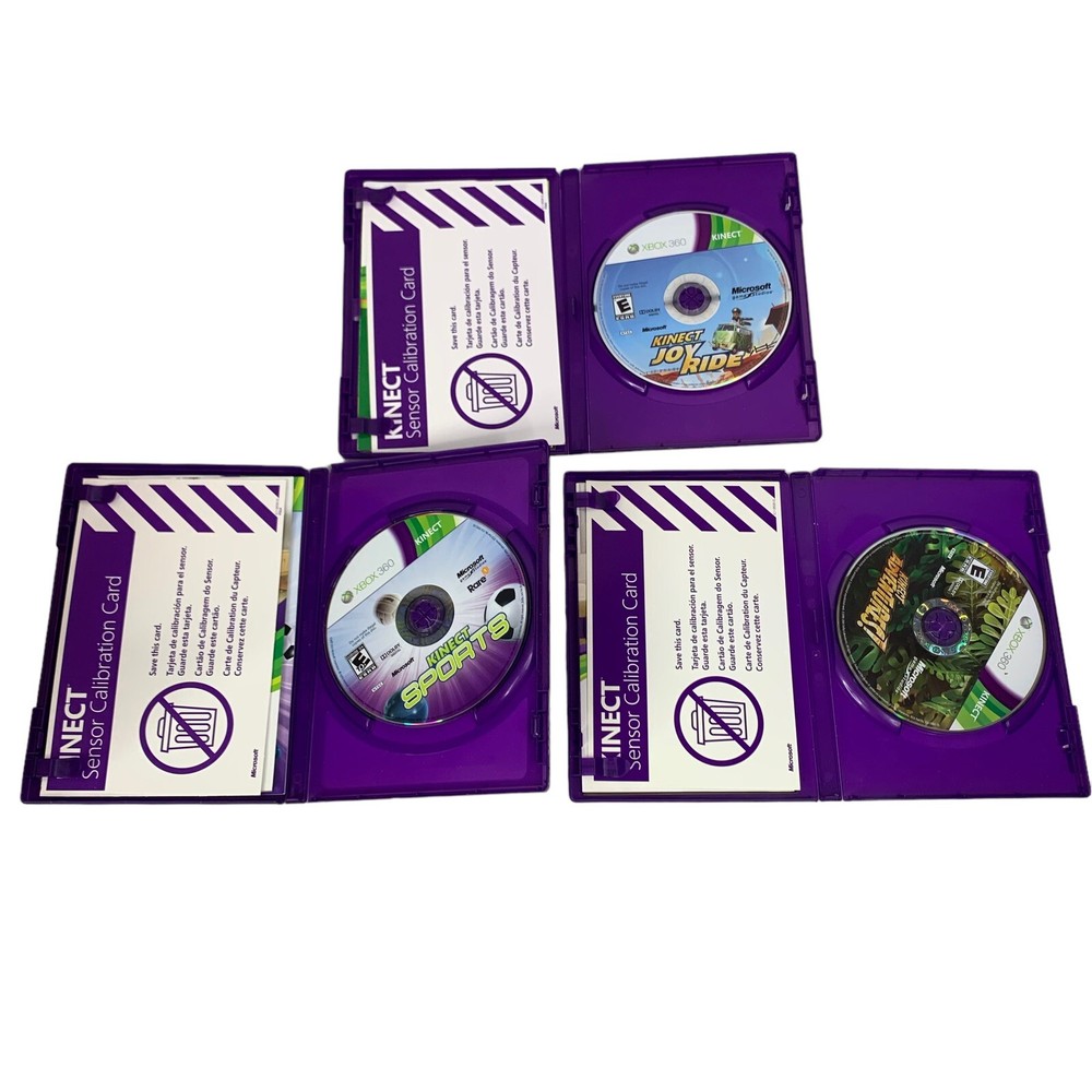 Microsoft Xbox 360 Kinect Sensor Model 1473 + 5 Games