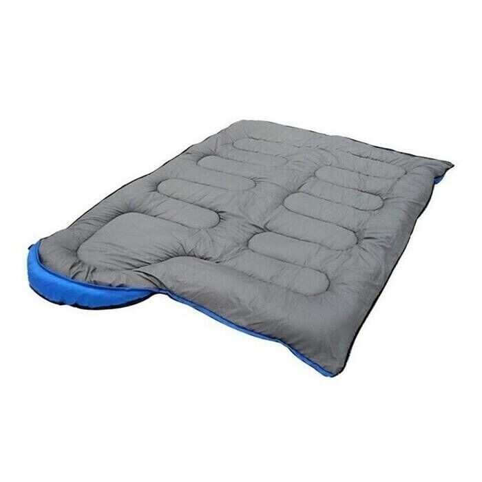 2 Pack - Mummy Sleeping Bag 7' Thick Comfortable Camping Backpacking, 20F Blue