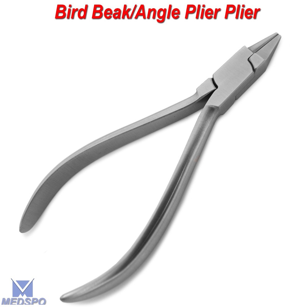 Orthodontic Wire Bending Loop Forming Bird Beak Angle Pliers Dental Instruments