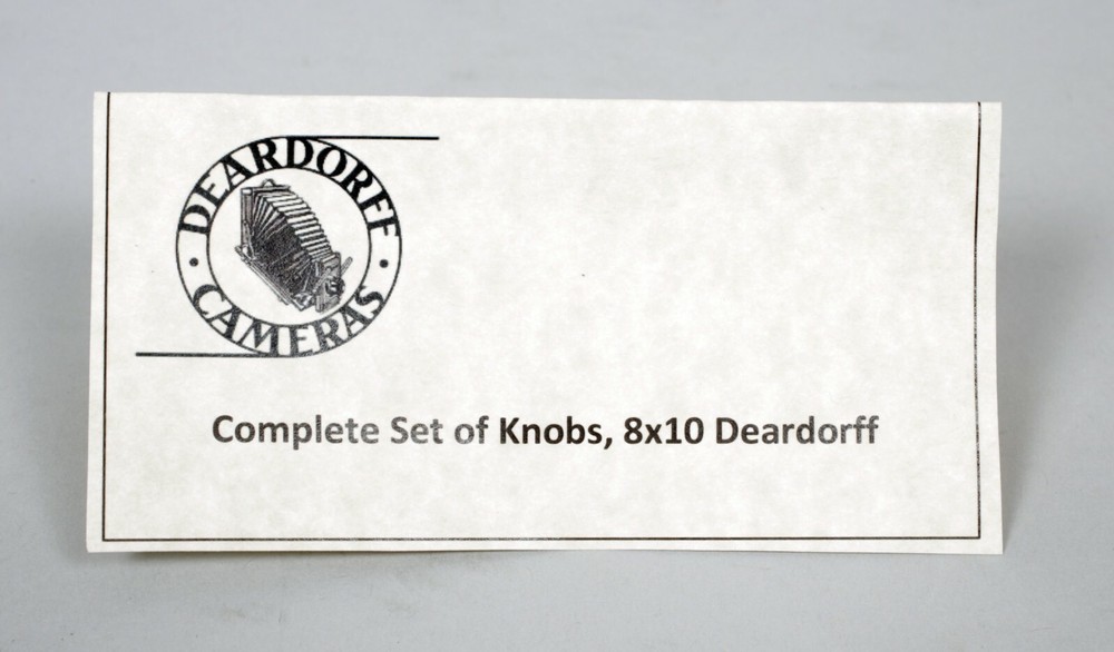 Deardorff V8 Complete Set of Knobs