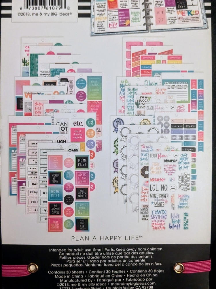 Happy Planner Sticker Books