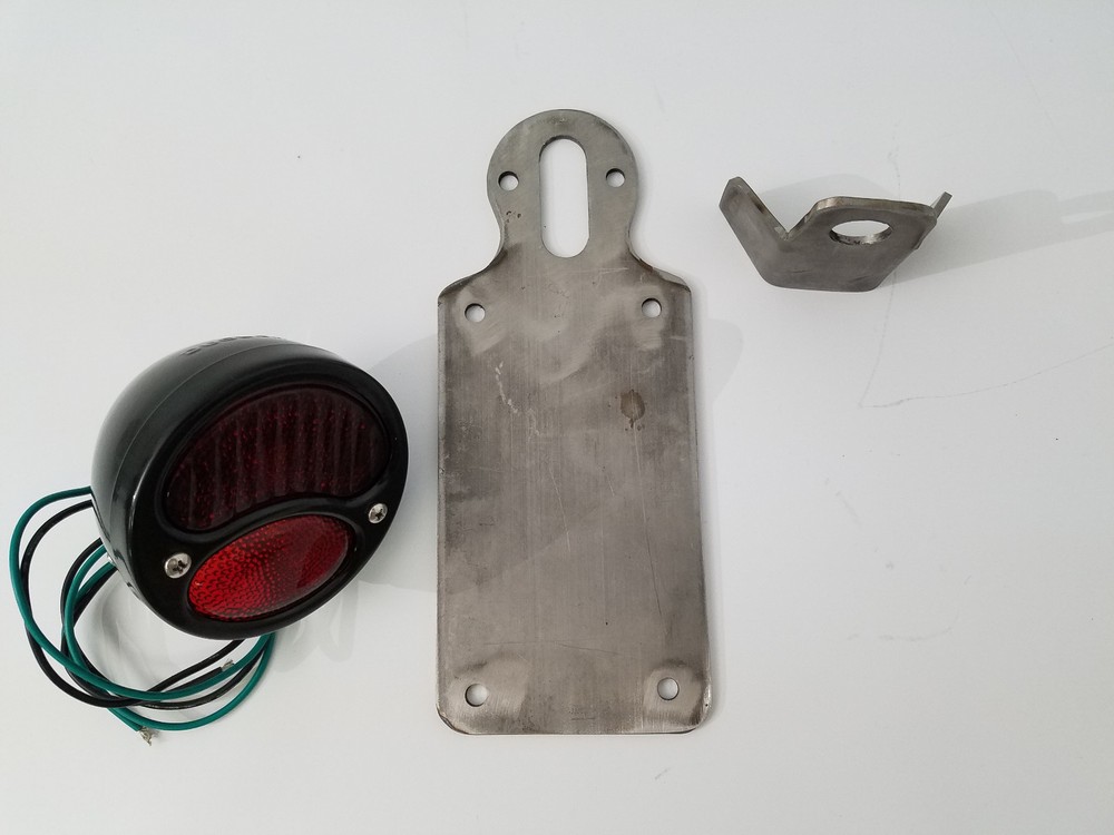 Bobber tail Light .... Builders Kit...Black