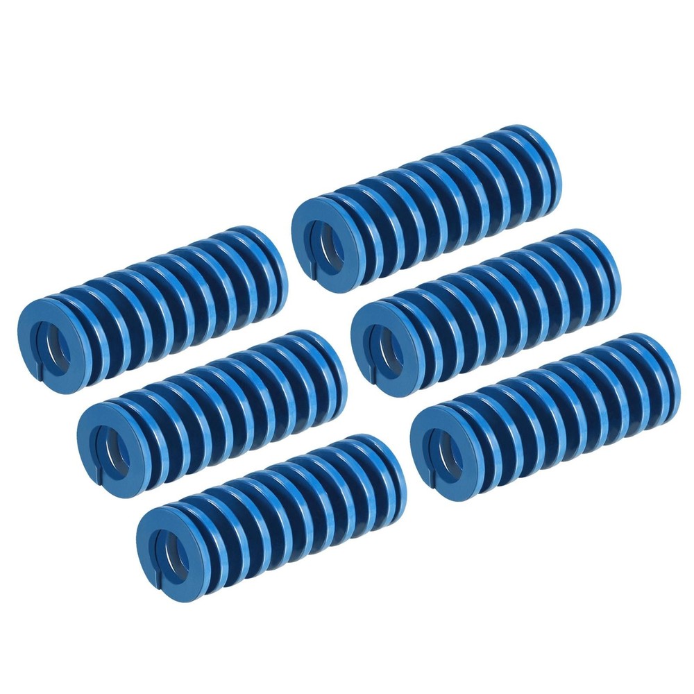 3D Printer Compression Springs 8mm x 20mm Light Load Die Spring Blue 6Pack