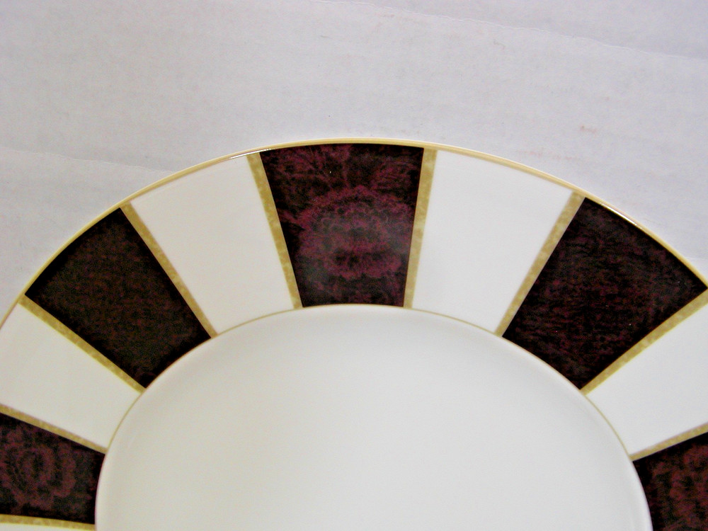 NEW NORITAKE MAHOGANY ROSE 5 PIECE PLACE SETTING