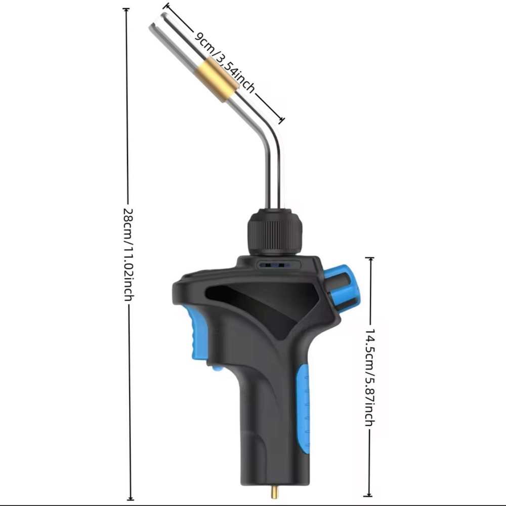 Propane Torch Head MAPP Gas Burner Adjustable Flame Welding Tool