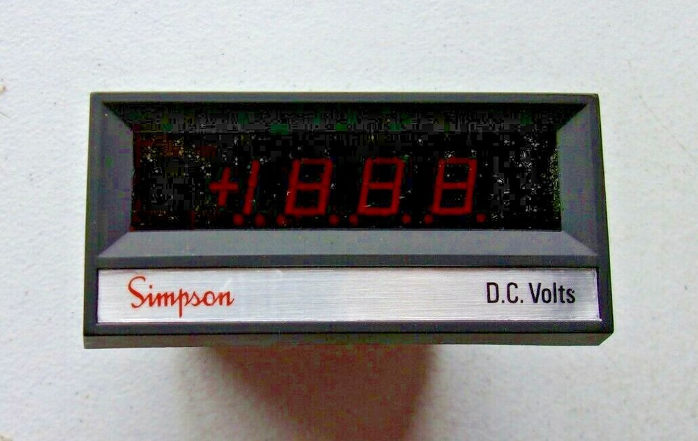 NEW IN BOX SIMPSON DIGITAL PANEL METER 24503 MODEL 2865 (116)