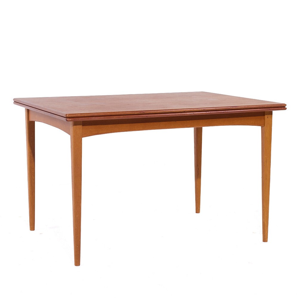 Dux Mid Century Danish Teak Flip Top Dining Table