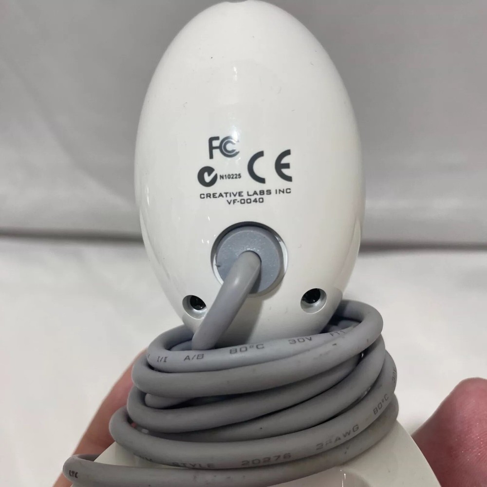 Creative Labs VF 0040 Instant USB 2.0 Web Cam White Grey