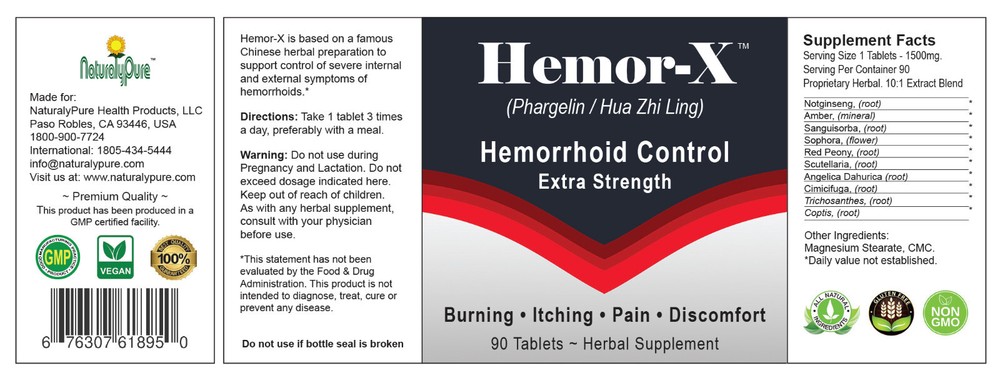 Hemorrhoid Natural Treatment. Extra Strength, for Internal & External Symptoms.