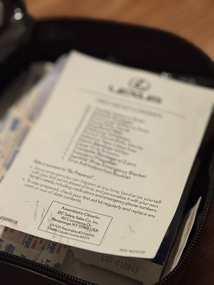 Lexus First Aid Kit