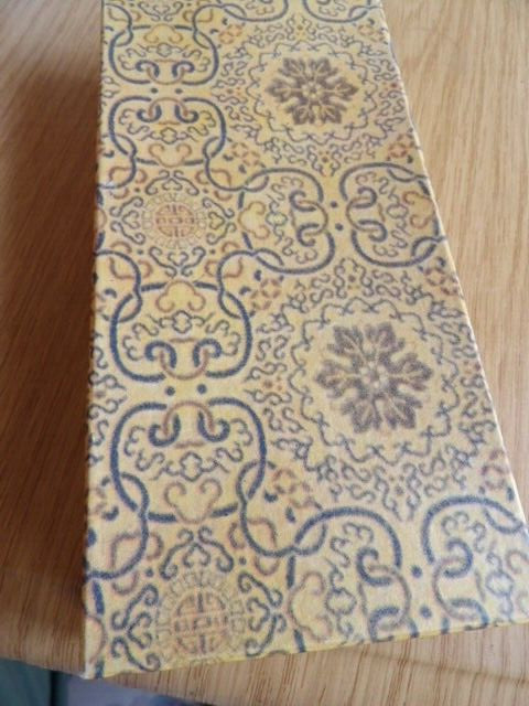 Enamel Mirror Handheld New Inlay 7"