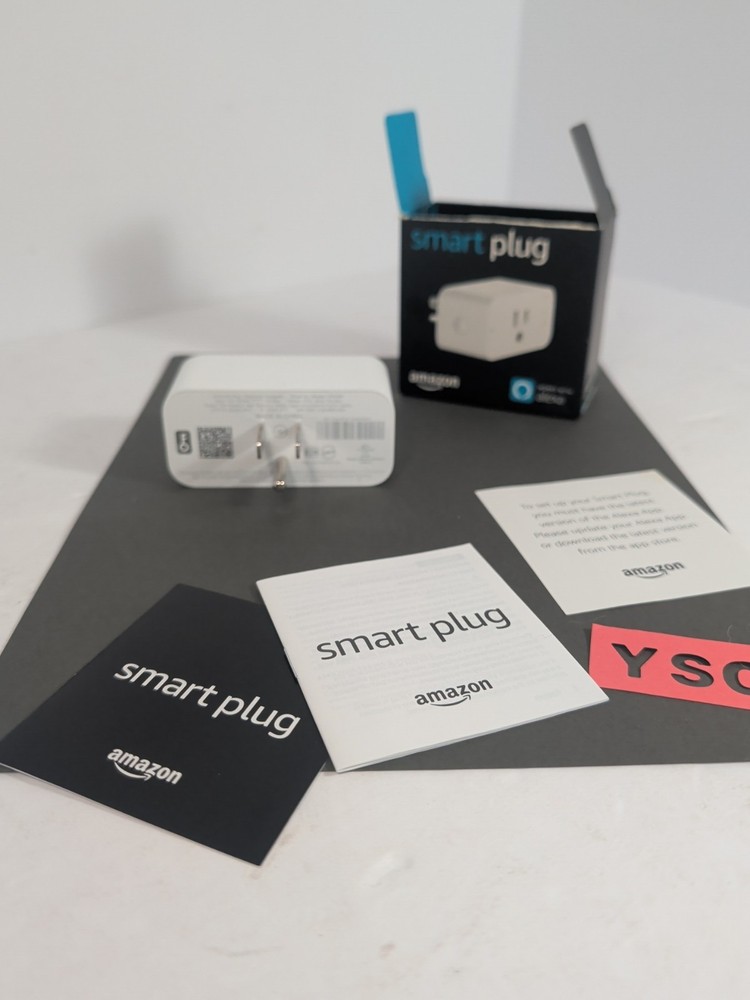 (1) New Amazon Smart Plug White + (1) Open Box Lot
