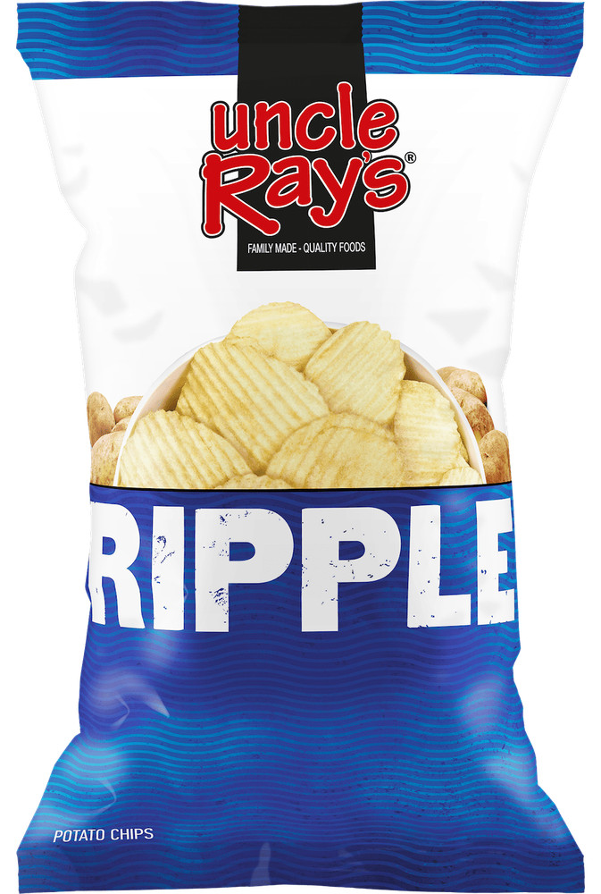 Uncle Ray's Ripple Chips, 2.29 oz (Pack of 12)