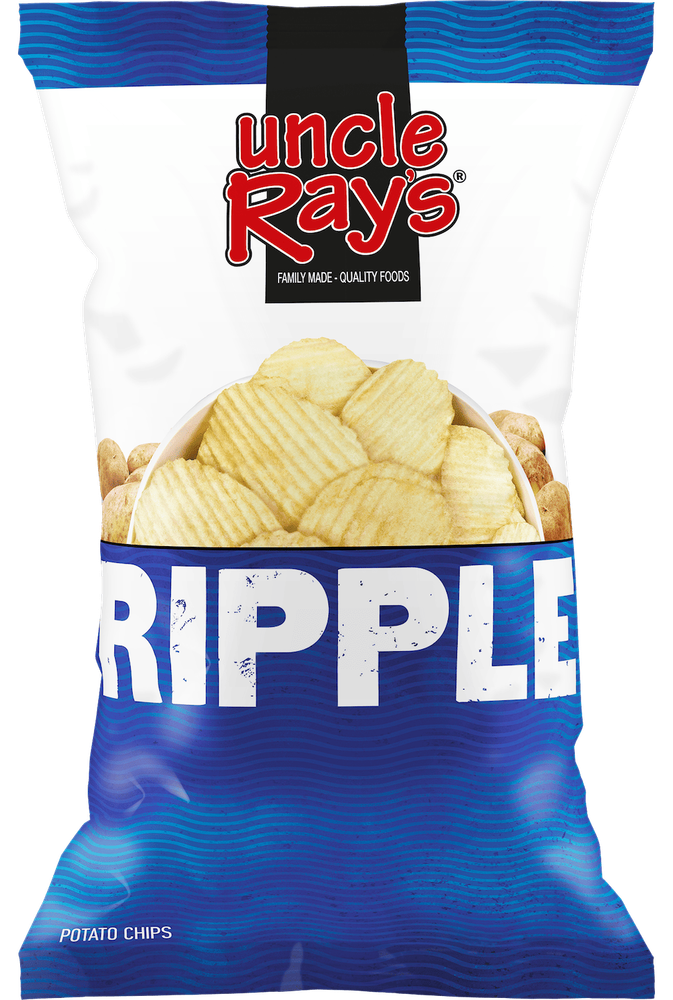 Uncle Ray's Ripple Chips, 2.29 oz (Pack of 12)