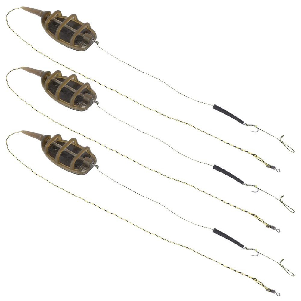 VBESTLIFE 3Pcs European Fishing Group Inline Method Turtle Shell One Size