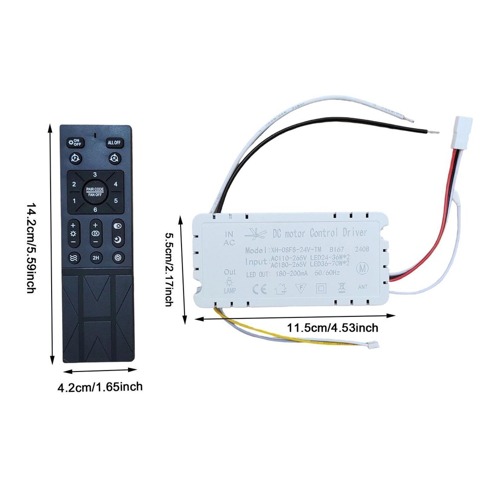 Fan Remote Control Kit Fan Controller Switch Remote Control