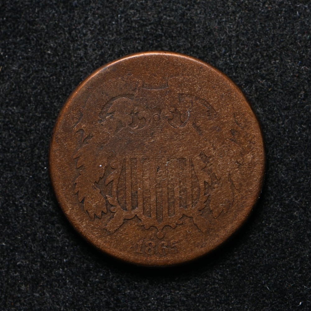 1865 Two Cent Piece Low Grade (bb18999)
