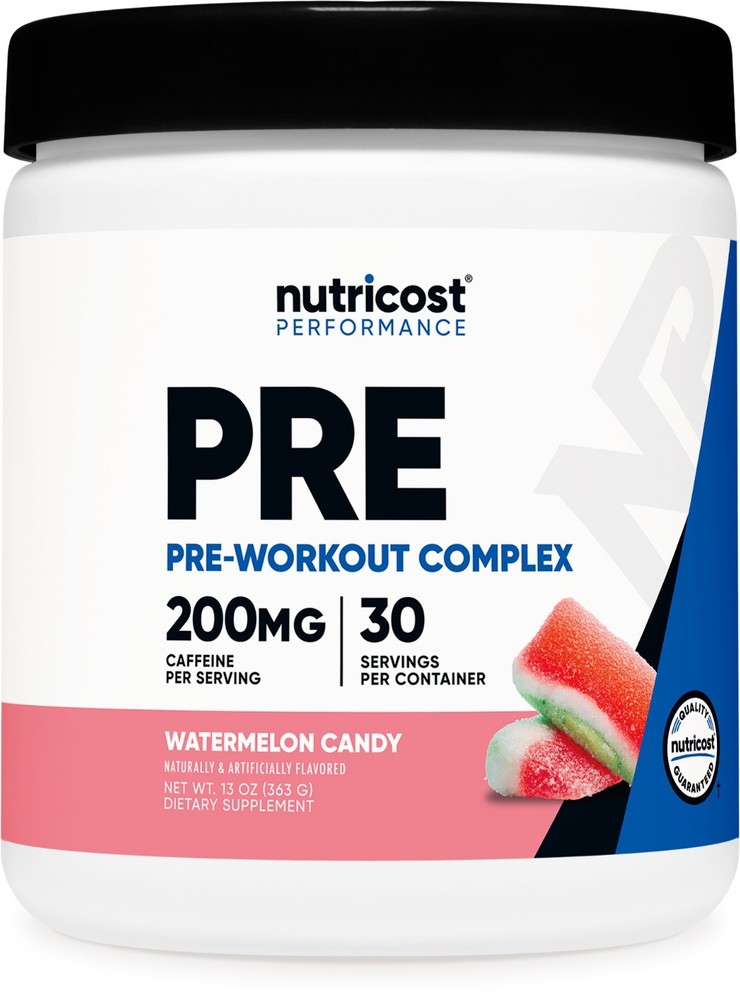 Nutricost Pre-Workout Complex Powder (Watermelon Candy) 30 Servings