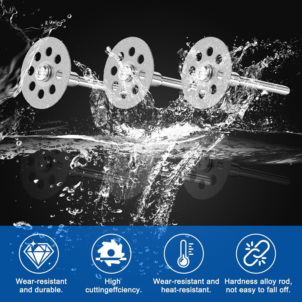 20 PCS Professional 545 Diamond Cutting Discs，Diamond Wheel silver