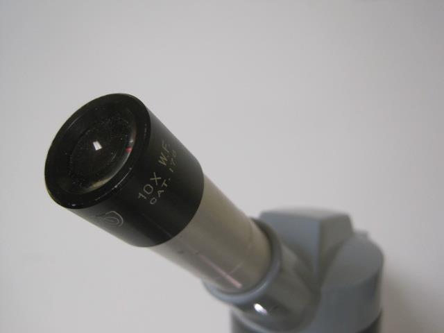 Spencer American Optical Monocular Lighted Lab Microscope w/Objectives 10x 45x