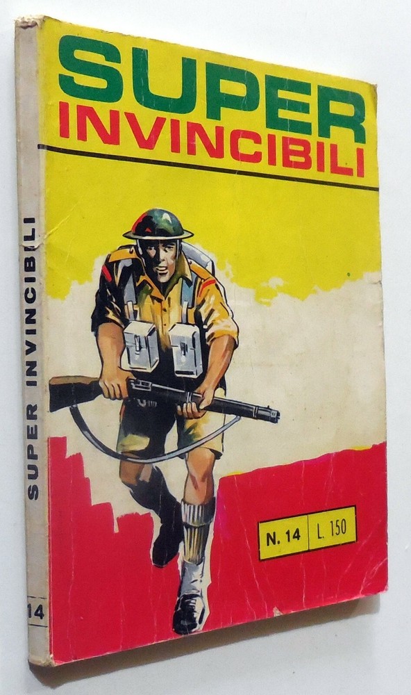 SUPER INVINCIBILI N.14 1969 MERONI COMIC WAR