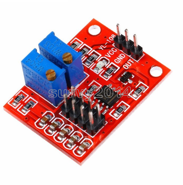 10x NE555 Pulse Module LM358 Duty Cycle Frequency Adjustable Module Square Wave