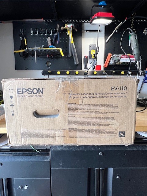 Epson LightScene EV-110 Laser Projector - White - OPEN BOX/UNUSED