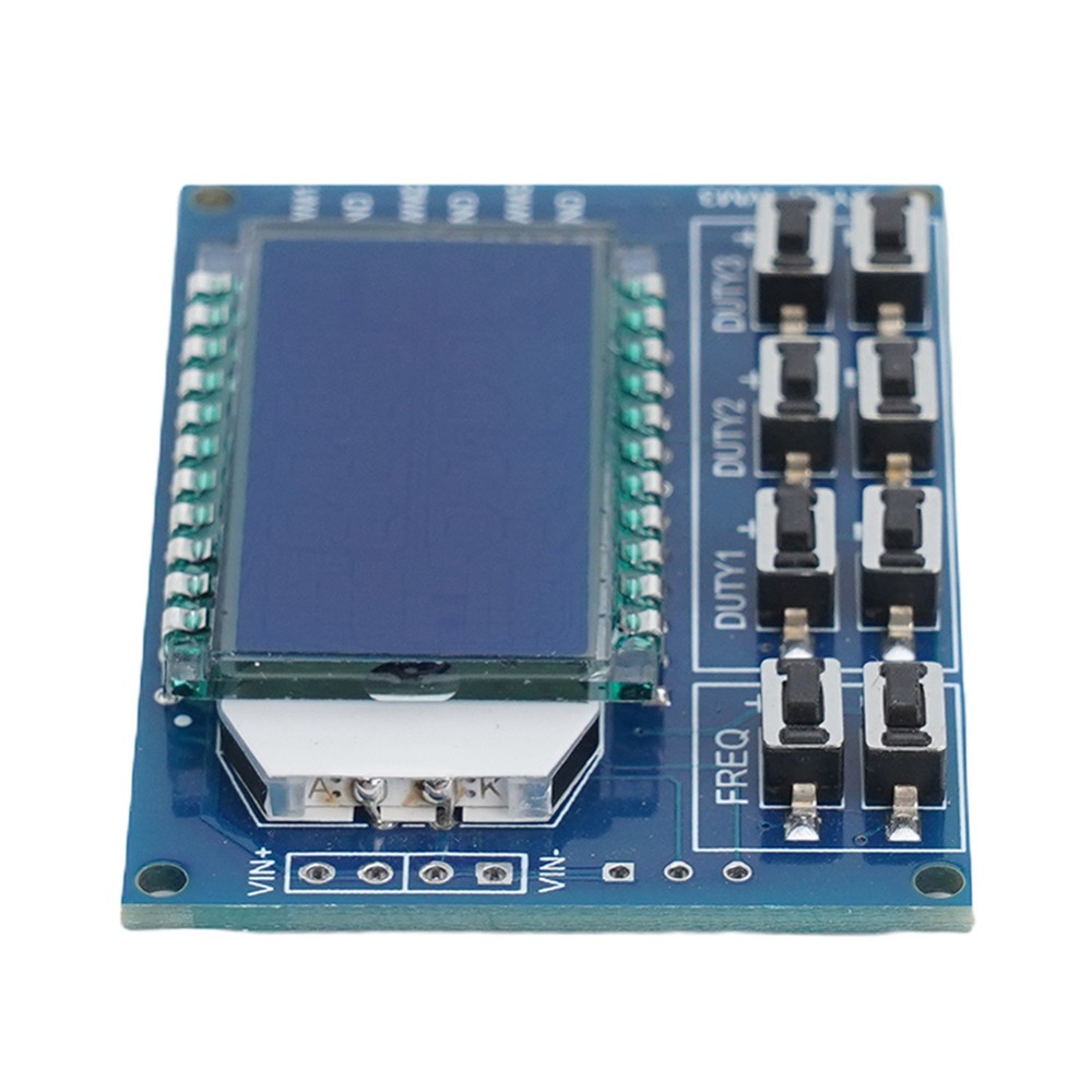 Adjustable Wave Signal Generator with LCD Display for Experimental Development