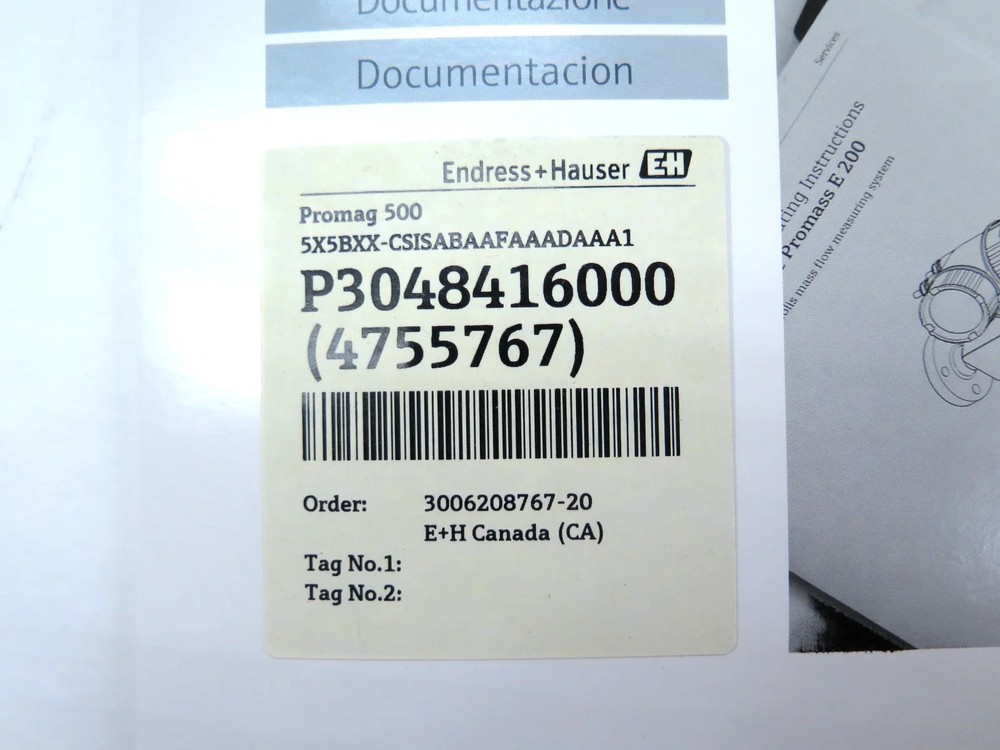 Endress + Hauser 5X5BXX-CSISABAAFAAADAAA1 Promag 500 Transmitter Unit