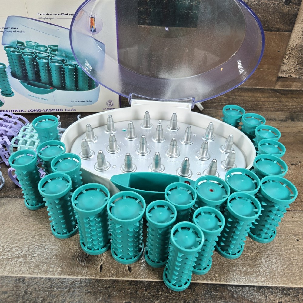 Remington Body Waves Ionic Hot Rollers Wax Core Rollers H1080N Curlers & Clips