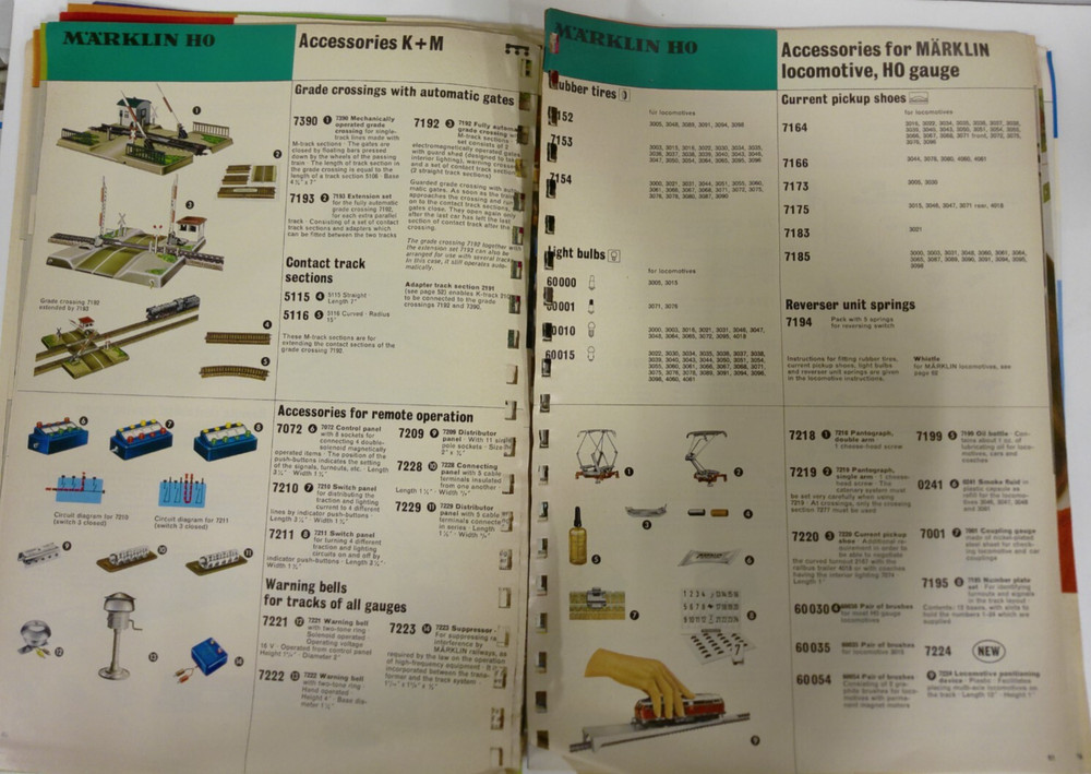 RARE Vintage Marklin 1972E Catalog