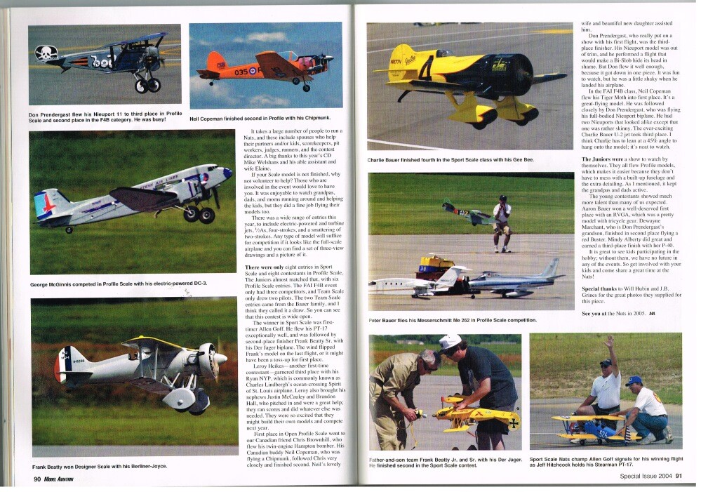 MODEL AVIATION Magazine Nationals Special issue 2004
