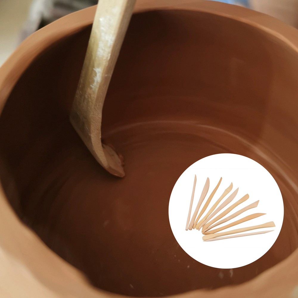 10PCS Different Shape Wood Clay Sculpture Tools