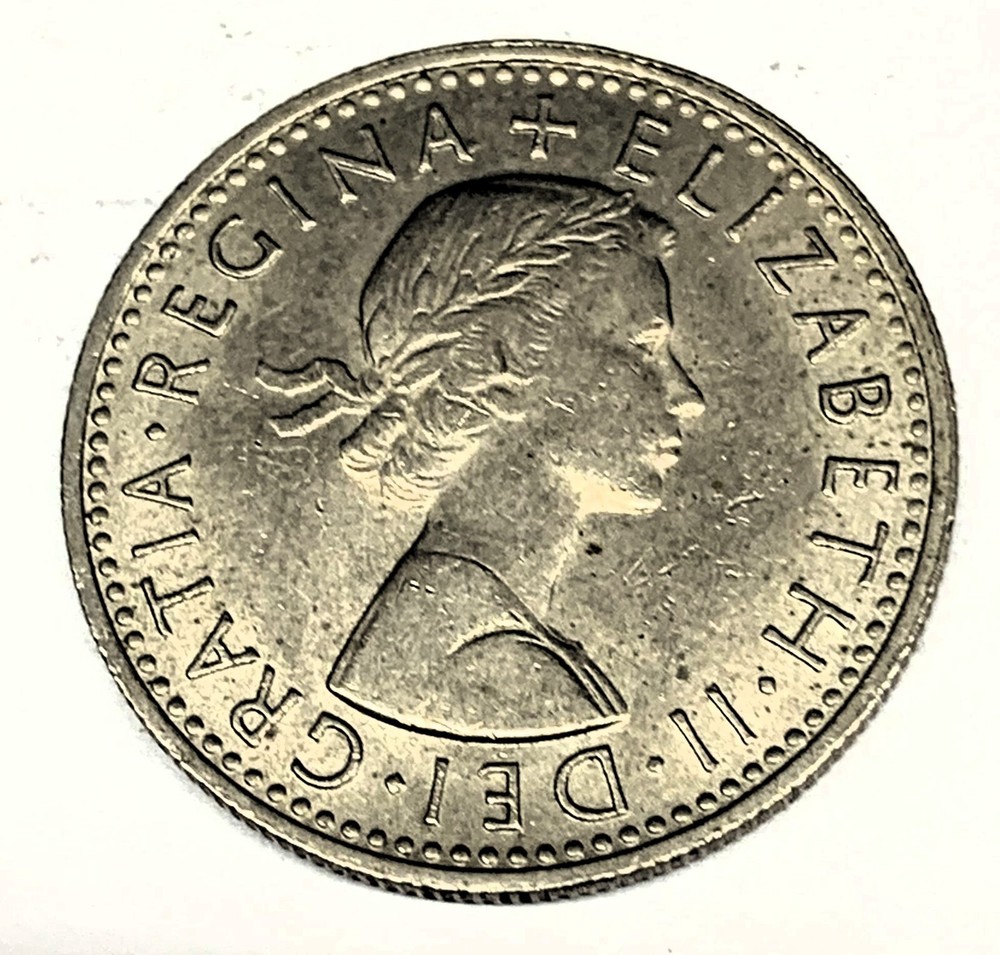 # C8347 GREAT BRITAIN COIN, SIX PENCE 1966