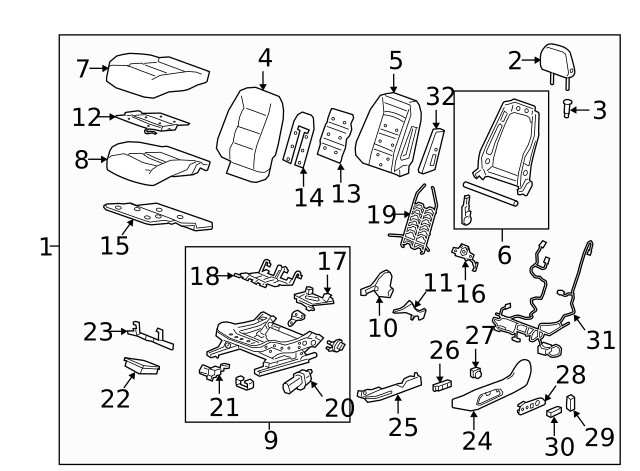 Genuine GM Headrest 84999360