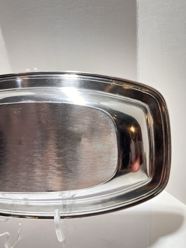 Sterling Silver Long Basket Tray 182 G