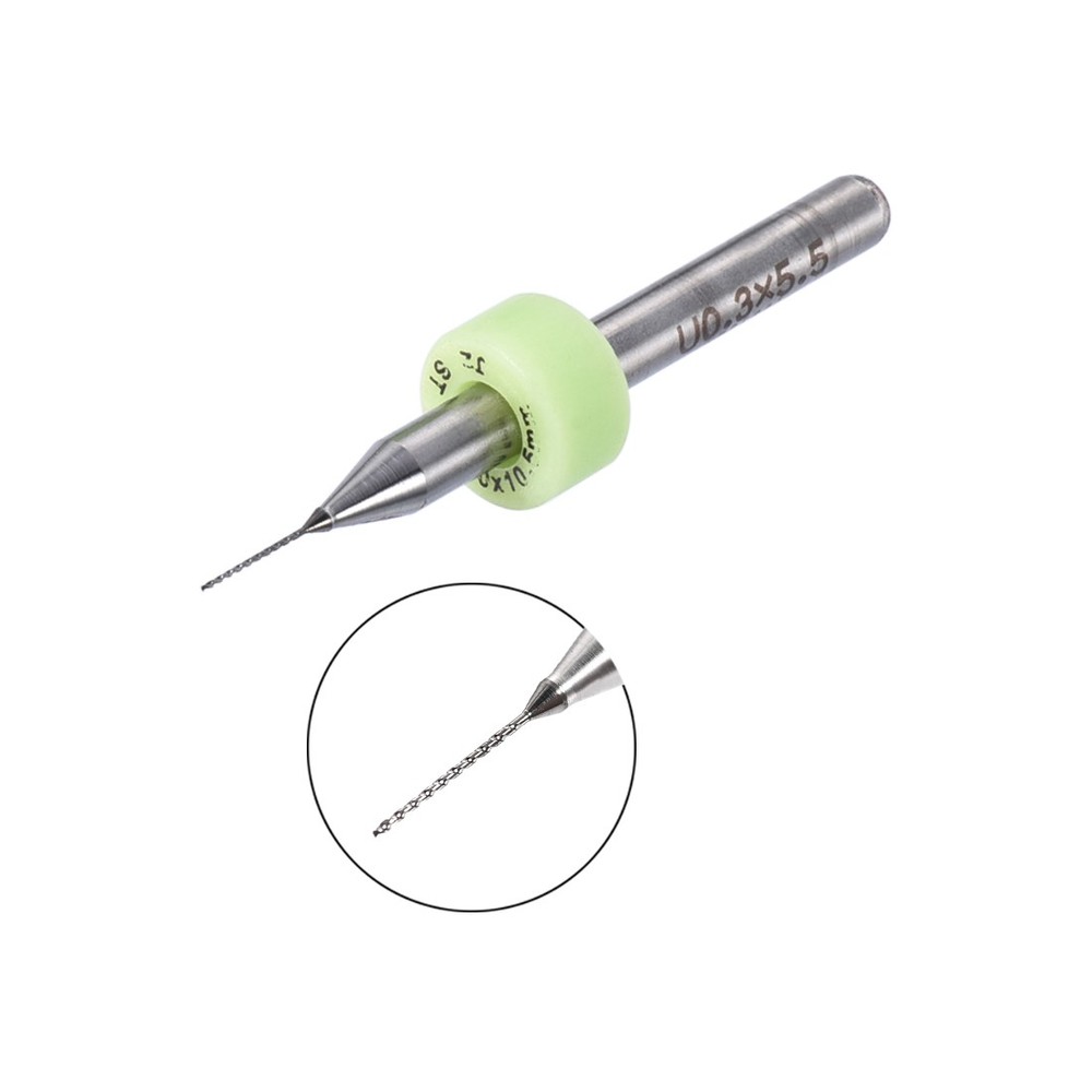 0.3mm Engraving Circuit Board Micro PCB Drill Bits Carbide CNC 10pack