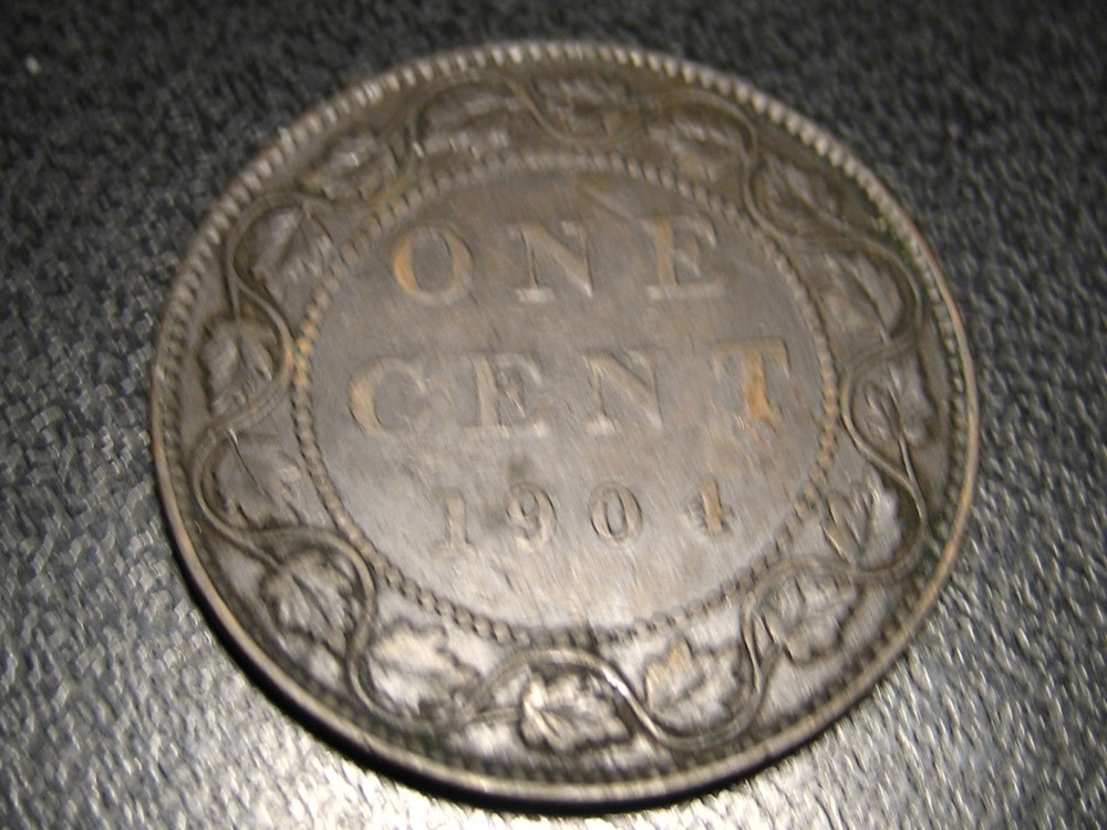 1904 Canadian Large Cent