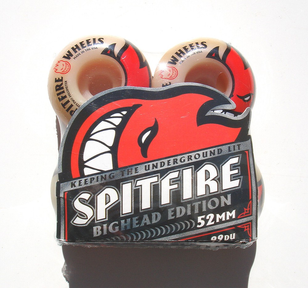 SPITFIRE WHEELS BIG HEAD 52MM 99A - ORIGINAL FORMULA - MADE IN USA