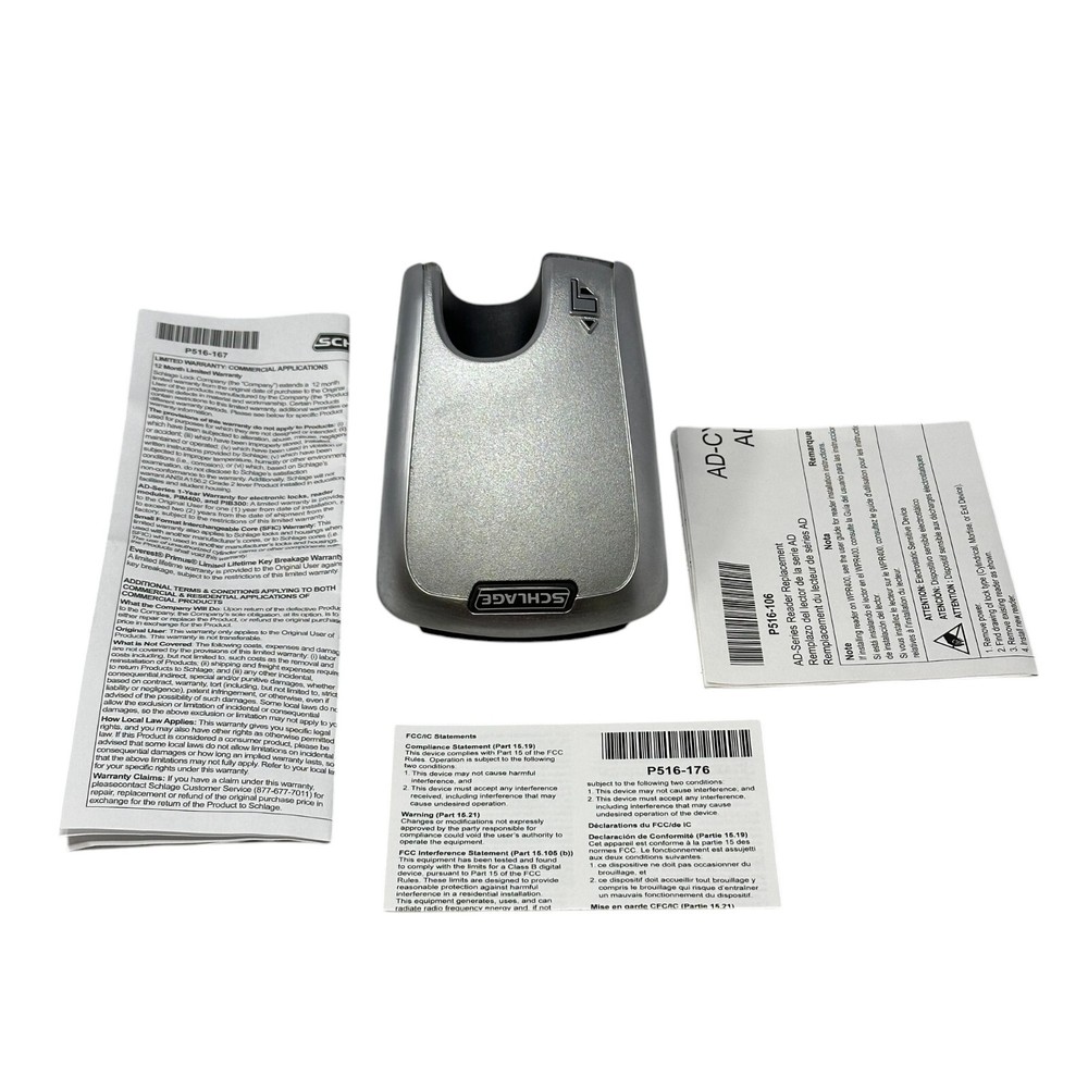 Schlage MG-626 – AD/CO Series Magnetic Stripe Reader Module – 626 Satin