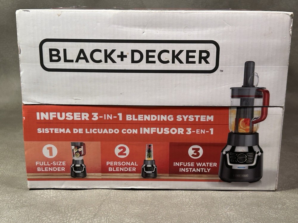 Black & Decker Infuser 3-In-1 Digital PowerCrush Blending System