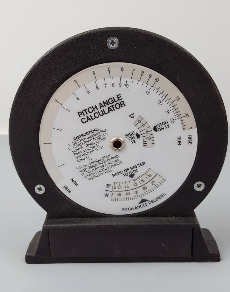 Empire 36 Magnetic Polycast Protractor w/Built-In Angle Pitch Calculator