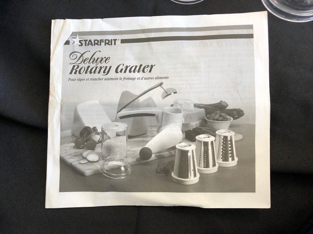 Starfrit Deluxe Rotary Grater