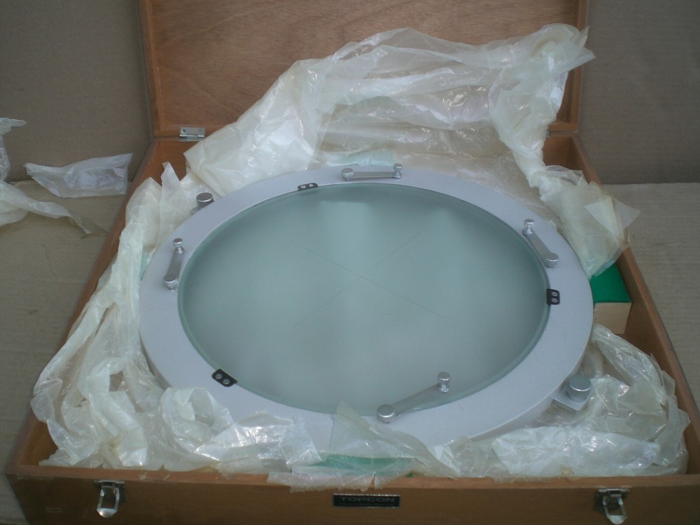 Topcon 14" optical comparator screen and frame assembly