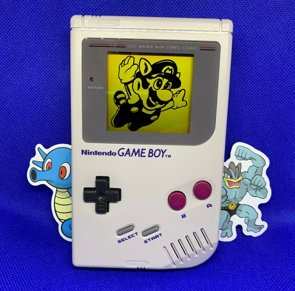 *RESTORED AUTHENTIC ORIGINAL* NINTENDO GAME BOY DMG-01 GRAY CONSOLE SYSTEM