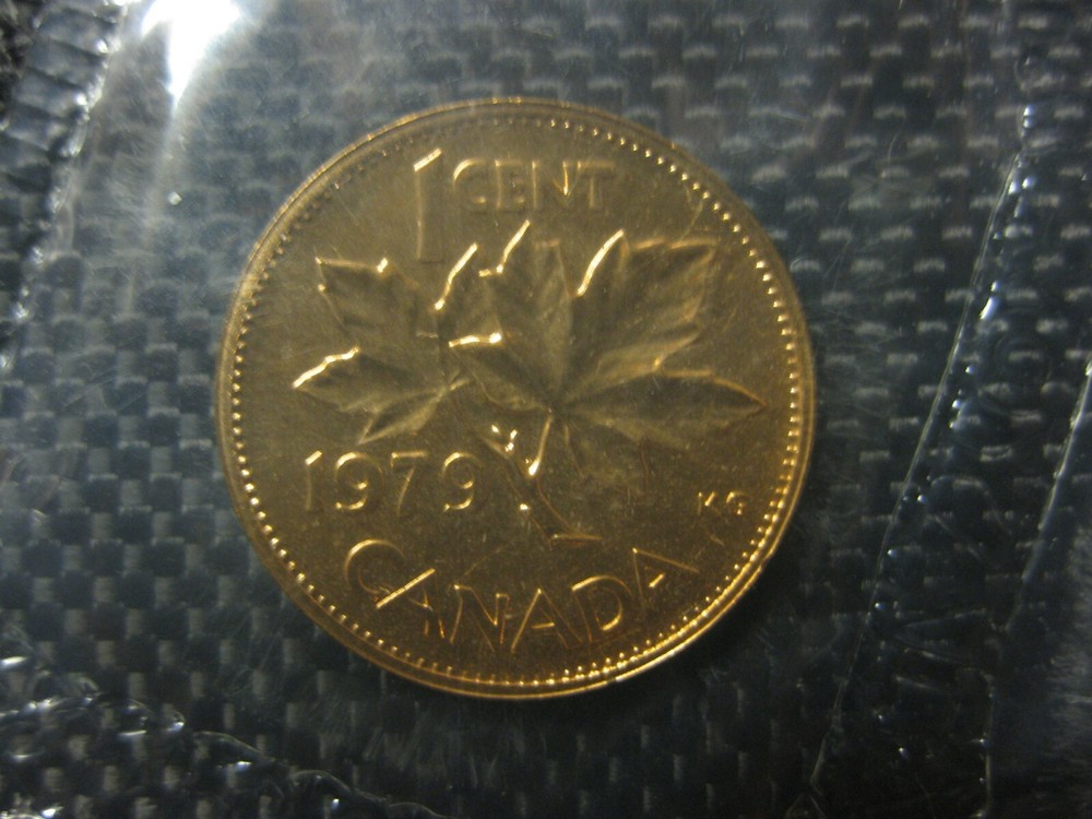 1979 Canadian Prooflike Penny ($0.01)