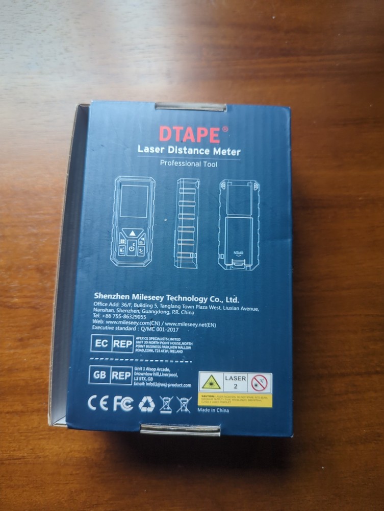 DTape Laser Distance Meter Professional Tool