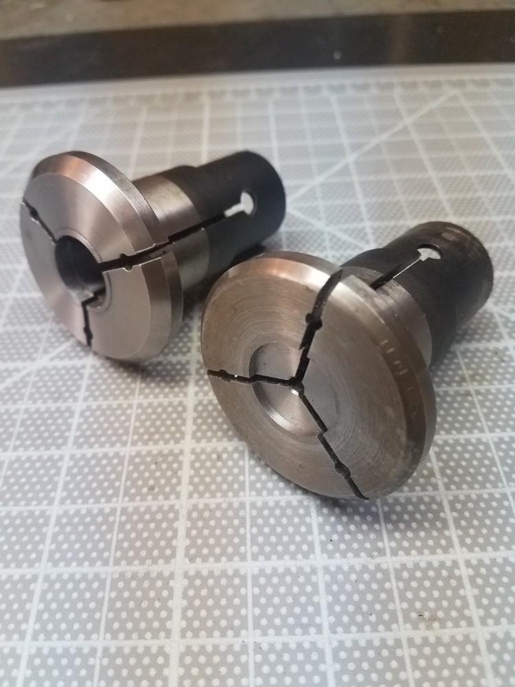 (1 pair) Hardinge 5DS 1" Dead Length Emerdency Collets