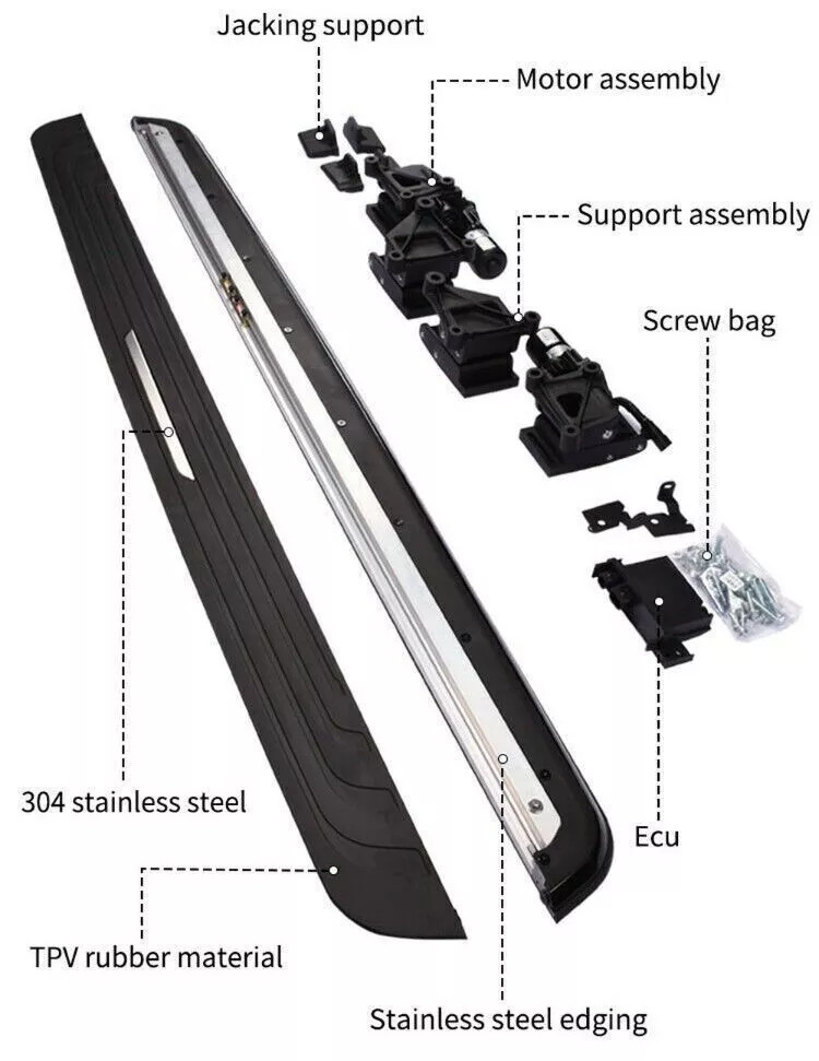 Fits for Range Rover 2023-2026 LWB Deployable Electric Running Board Side Step